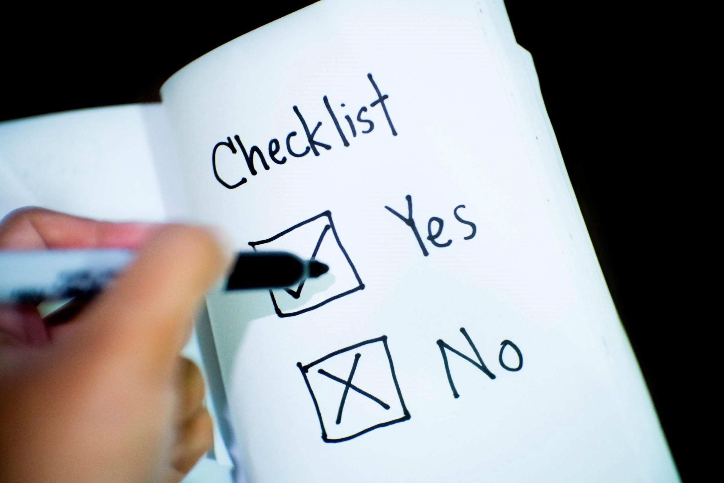 Skip Bin Checklist
